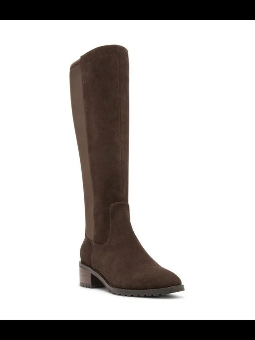 Blondo Sandy Brown Suede Knee High Riding Boots Waterproof New Size 7